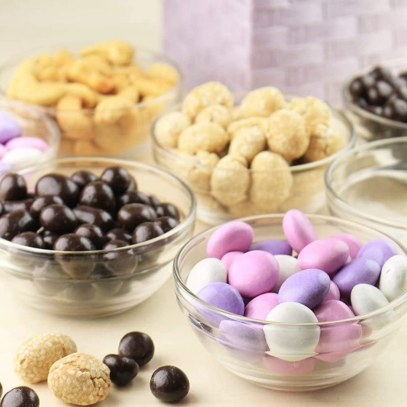 Mini 3.5 Inch Small Glass Bowls - Small Bowls Perfect for Prep, Dips, Nuts, or Candy - Meal Prep Bowls or Dessert Bowls, Set of 24