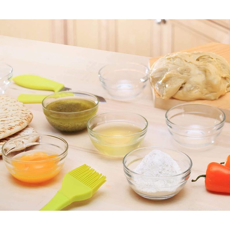 Mini 3.5 Inch Small Glass Bowls - Small Bowls Perfect for Prep, Dips, Nuts, or Candy - Meal Prep Bowls or Dessert Bowls, Set of 24